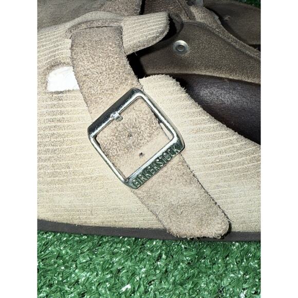 Birkenstock Boston Corduroy Beige EU 43 Men's Size 10 US Slip On Comfort Shoe - Picture 6 of 9